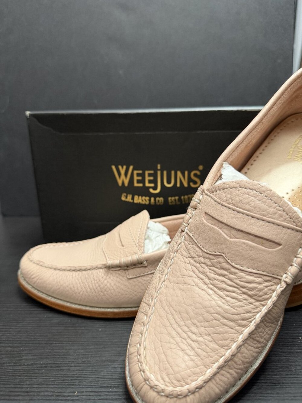Bass Weejuns Whitney Shoes in Blush Pink